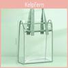 Transparent Exam Handbag With Thick Double Layers Waterproof Zipper For Student Storage