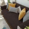 1pcs Solid Color Waterproof Sofa Cushion Four Season Pet Urine Isolation Pad Non-slip Durable Furniture Protective Cover
