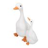 Lifelike Mother Duck and Duckling Resin Statue for Patio Yard Decoration Duck Sculpture Animal Figurine for Backyard