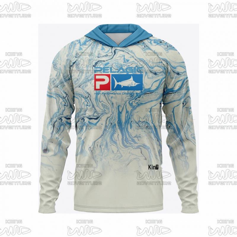 PELAGIC Outdoor Sea Fishing Lure Hooded Sun Protection Clothing 6XL 2990₽