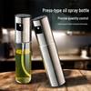 Stainless Steel Glass Oil Sprayer Bottle - Leak-Proof and Scaled for Barbecue & Olive Oil