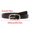 Women's Waist Belt Fashion PU Leather Belt Decorative Waistband Trendy Waist Accessory for Jeans Trousers Dresses