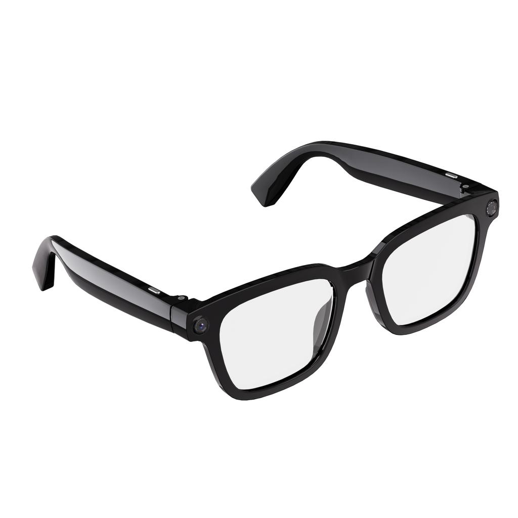 ODM Custom Ultra Light 42g AI Smart Glasses 8MP Camera 1200P Video Software Anti Shake Open Ear Audio Glasses for Business