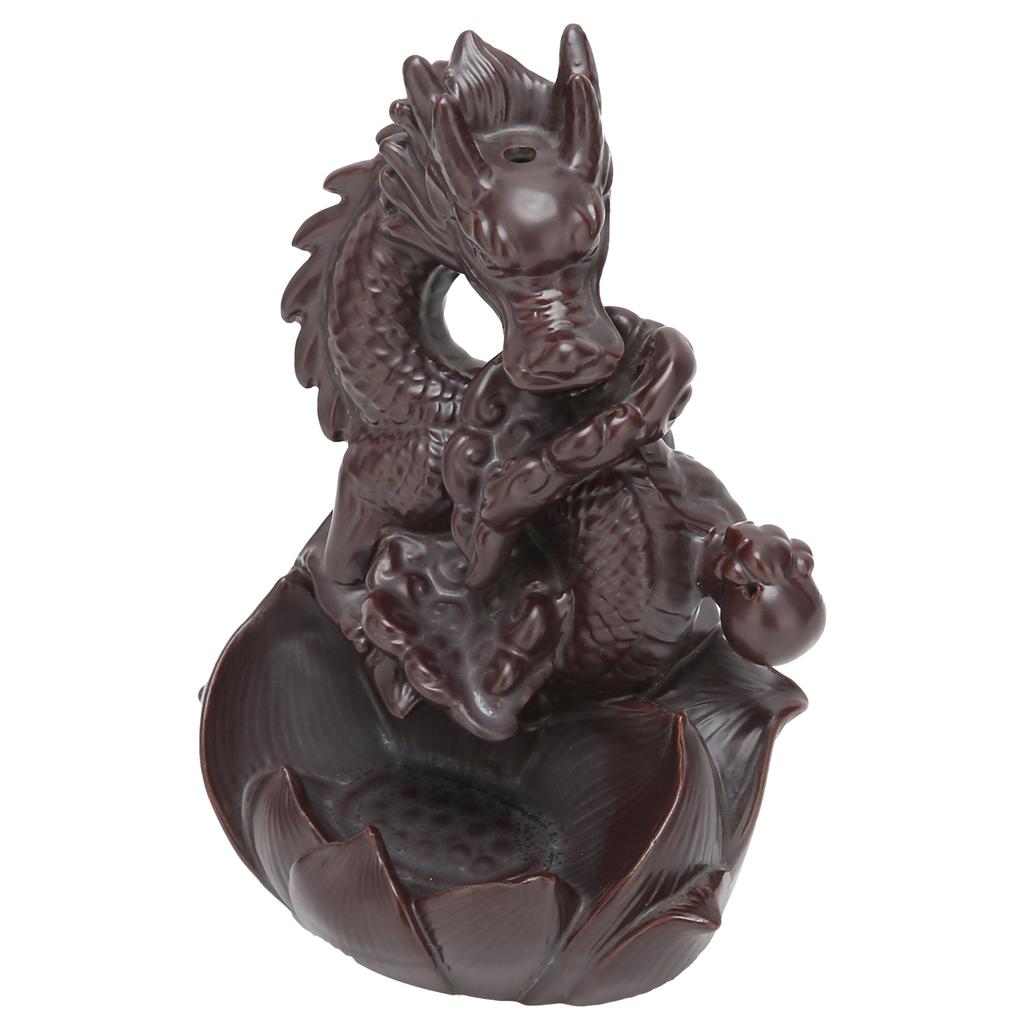 Dragon Incense Burner Smoke Backflow Incense Holder Handicrafts Home Ornament Gift