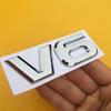 3D V6 Metal Car Emblem Sticker for Rear Decoration