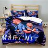 3PCS Energy Style In Sports Martinez Bedding set,Ideal for1pc Duvet Cover And 2pcs Pillowcases Perfect for Christmas gift,Ideal for Bedroom,Dormitory