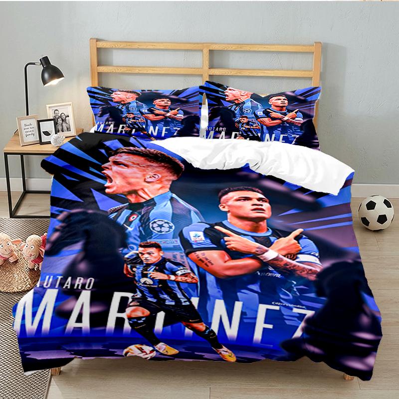 3PCS Energy Style In Sports Martinez Bedding set,Ideal for1pc Duvet Cover And 2pcs Pillowcases Perfect for Christmas gift,Ideal for Bedroom,Dormitory