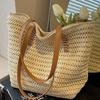 Niche Design Versatile Woven Bag Women'S Summer Fashion Large-Capacity Commuter Straw Bag Tote Bag