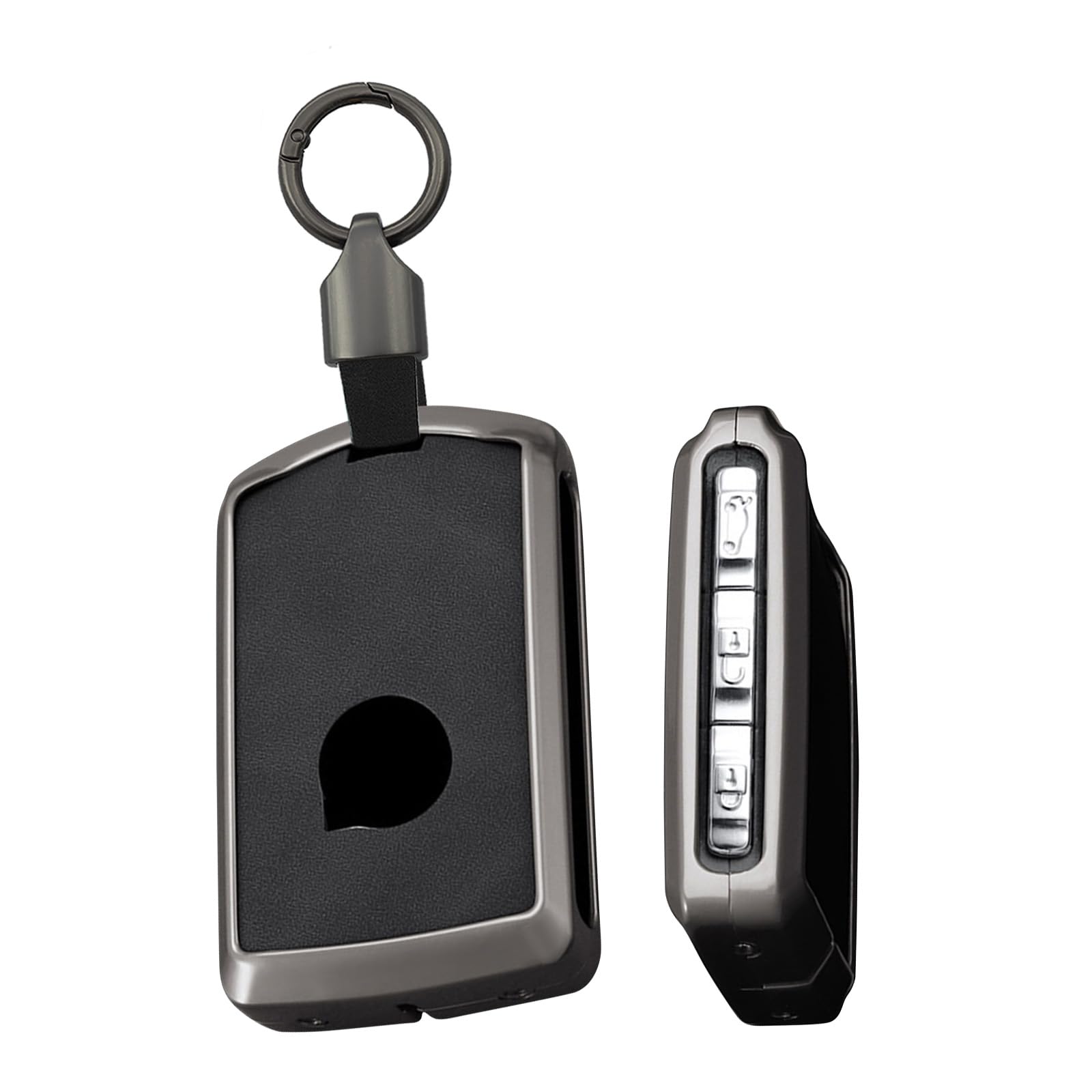 

[SANRILY] Держатель для ключей для чехла для смарт-ключа Volvo, Защита ключа, Совместим с Volvo XC, Compatible with genuine car чёрный