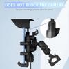 Motorcycle Phone Holder 15W Wireless Charger Shockproof Bike Cellphone Support Anti-Theft Motorbike Phone Bracket Waterproof