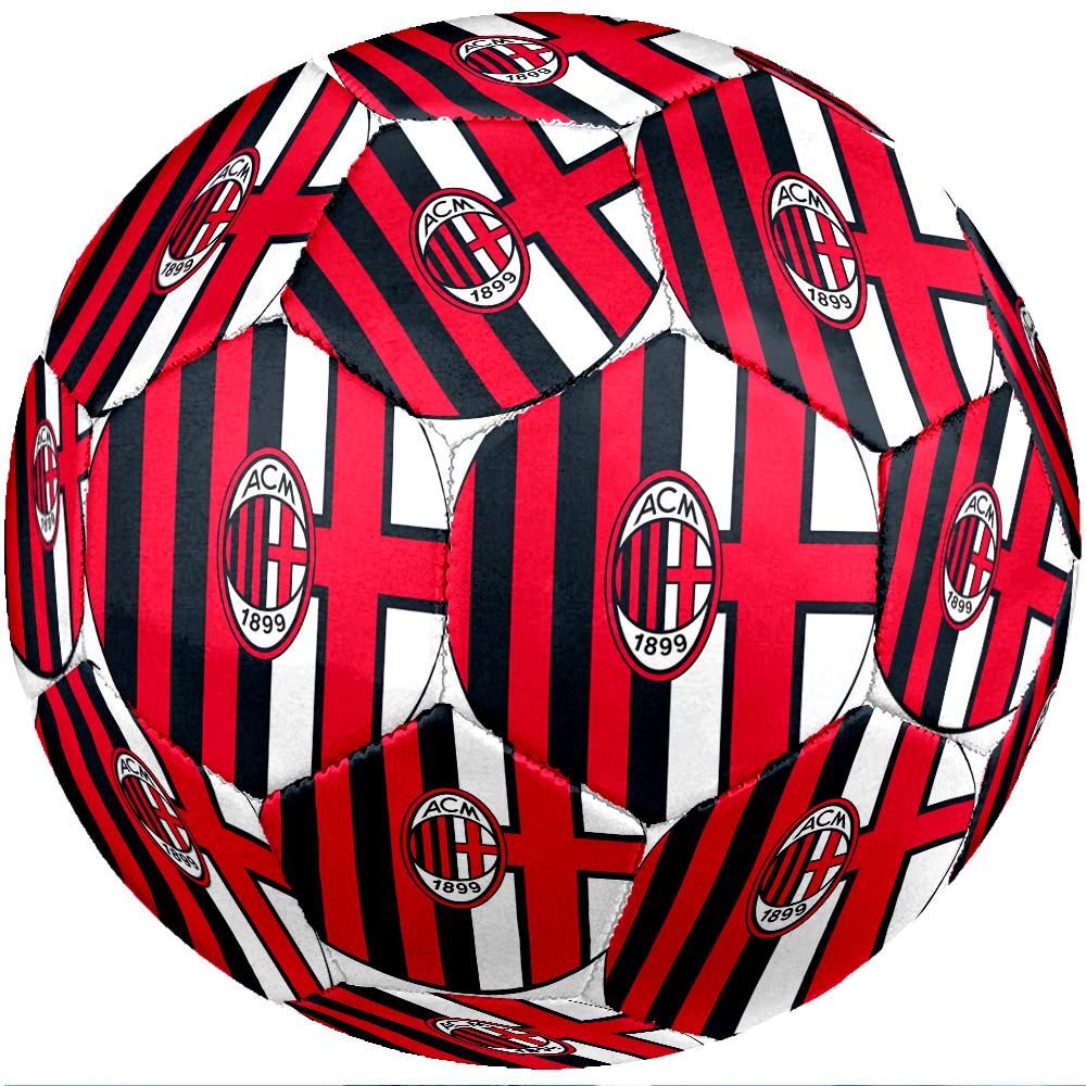 Pallone da Calcio da Partita Misura 5 Tema AC Milan Pallone da Calcio Professionale da Esterno Morbido al Tocco Pallone da Allenamento