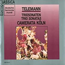 CD TELEMANN - Triosonaten: Camerata Koln GD77017 Deutsche Harmon 1990 Germany Classical Used