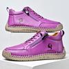 36-43 Women's Casual Leather Shoes Large Size Women's Driving Car Shoes Breathable Handmade Casual Shoes