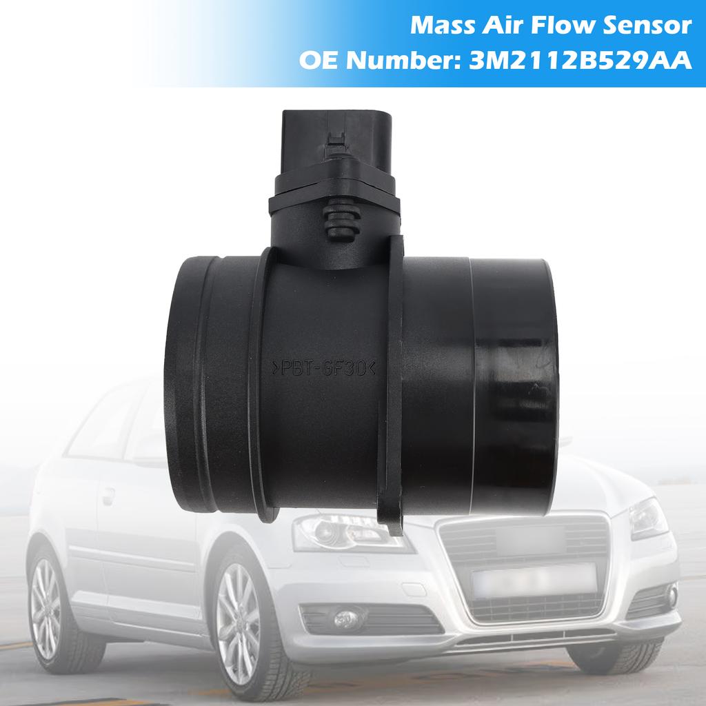 Mass Air Flow Sensor 3M2112B529AA For Ford VW Golf A3 A4 Leon Octavia TDI