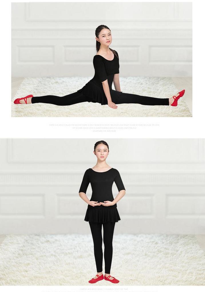 Tanz- & Fitness-Yoga-Kleidung für Mädchen - Gymnastik-Outfit für Kind & Eltern - Frühling bis Herbst