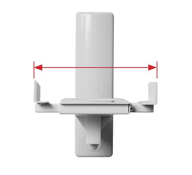 Universalhalterung für Lautsprecher mit einem Gewicht von max.. bis 25 kg. / B-Tech BT77  WEISS, B-Tech