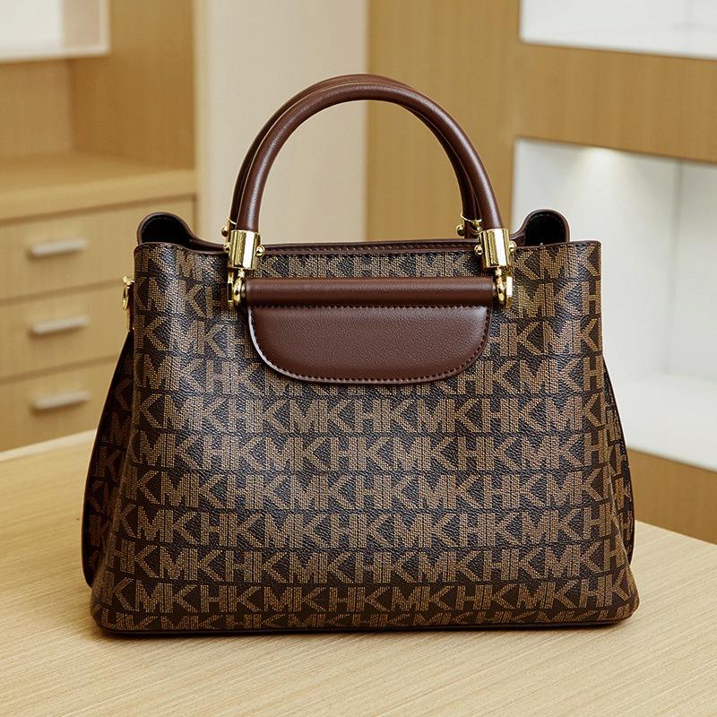 Popular Casual Work Women's Bags, Large-capacity Retro Exquisite and Versatile Handbags, High-end Printed Tote Bags