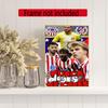 Atletico Madrid Diamond Painting Round Diamond Mosaic Rhinestones Diamond Embroidery Craft Kit Wall Decor Without Frame