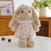 Long-eared Rabbit Plush Toy Skirt-Wearing Doll - Children's Gift