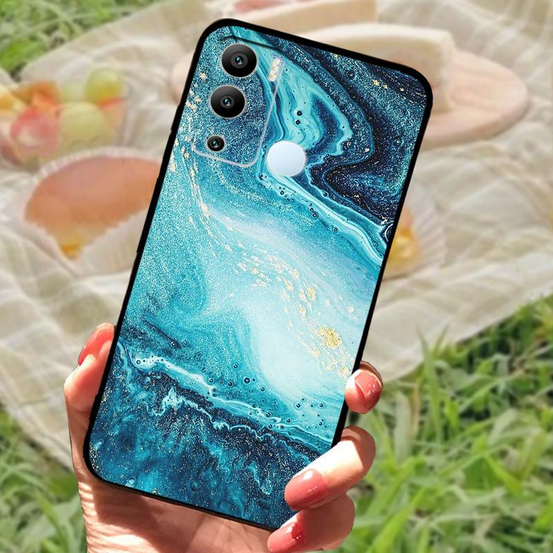 For Infinix Hot 12i Case 12 i X665B Silicone Soft TPU Phone Cover For Infinix Hot 12 Pro X668C Cases Hot12 X6817 Bumper Fundas