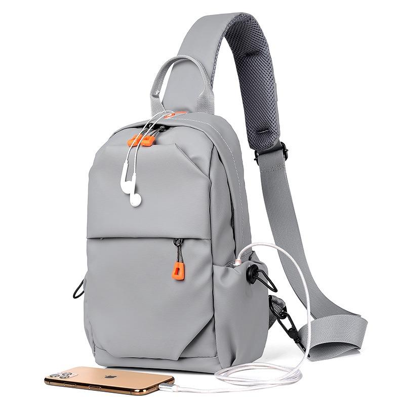 New Men's Crossbody Shoulder Backpack Men's Fashion Diagonal Shoulder Bag Casual Breast Bag