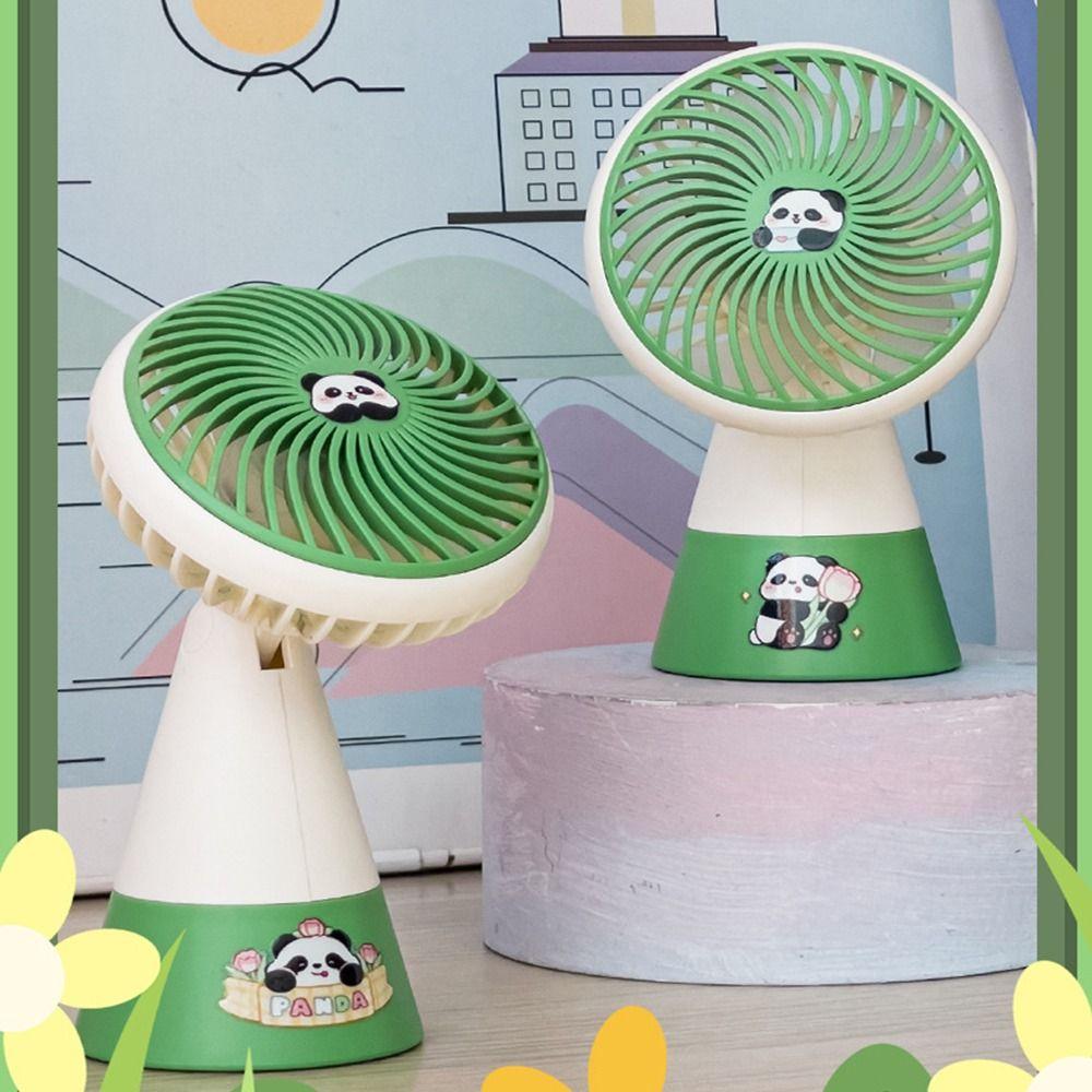 Creative Cartoon Panda Fan Portable Air Conditioner Fan Mini Electronic Fan  Outdoor