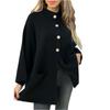 Fashionable Women's Casual Woolen Coat Single Breasted Cardigan Top For Women