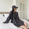 New Arrivals Open Run Spring Women Loose FiT SliT T shirT
