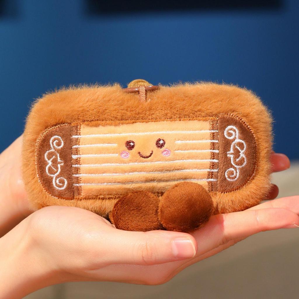 Musical Instrument Doll Figurine: Cute Music-Themed Piano & Guitar Plush Toy, Gift for Girls