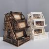 Dekoratives Riesenrad-Design Fotohalter für 12 Fotos Mit leicht austauschbarem drehendem Bilderrahmen Geschenk