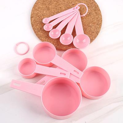 10 teile/satz Küche Messlöffel Messbecher Mess Werkzeuge Tragbare Kunststoff Kaffee Zucker Scoop Küche Gadgets