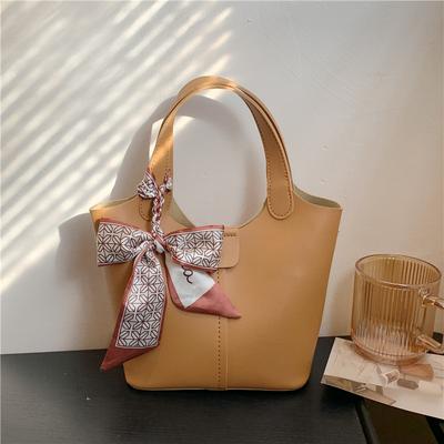 Niche Design  New Trendy and Fashionable Summer Crossbody Bag Popular Handheld Mother and Child Bucket Bag