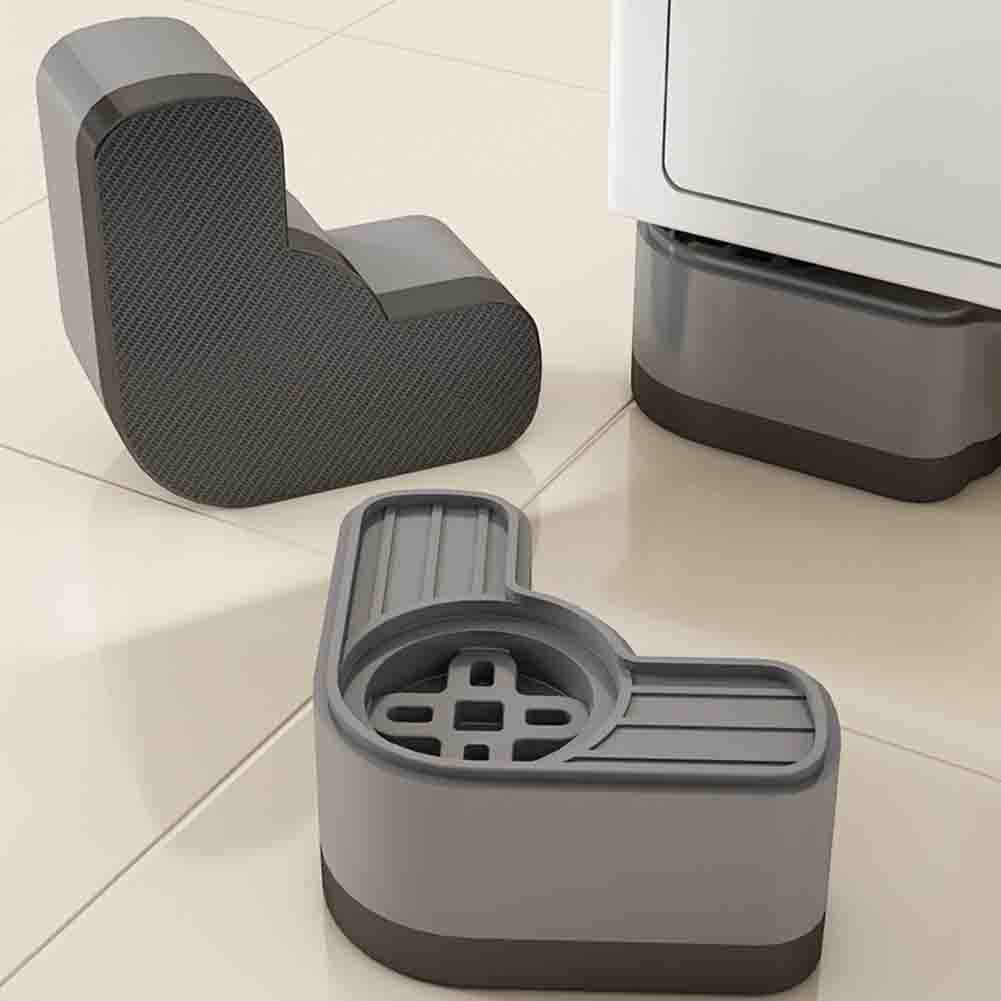 Waschmaschinenfußpolster Basis Höhe Ständer Verstellbar Leise Rutschfest Antivibration Basis Kühlschrank Feste Stützständer