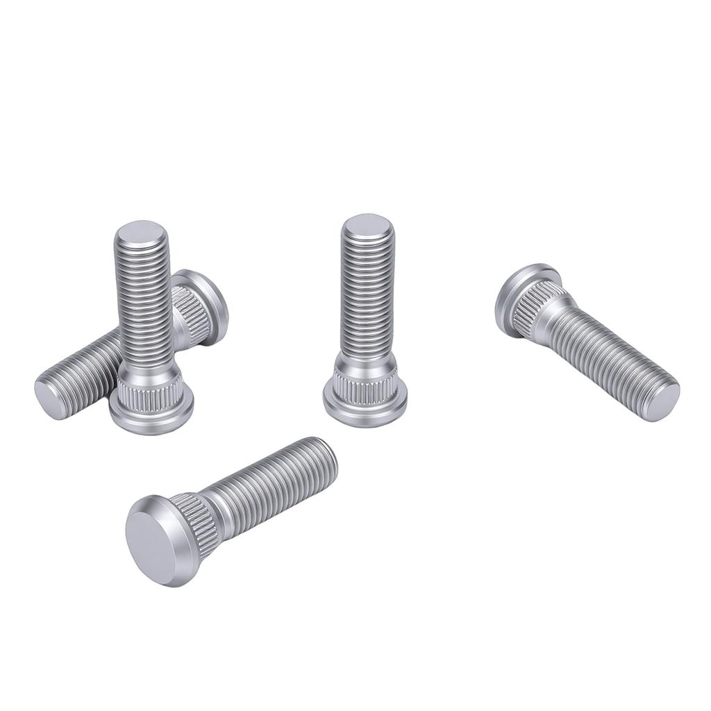 5PCS Wheel Lug Studs 90942 02049 M12x1.5 Thread Zinc Plated Wheel Hub Bolts Replacement for Prizm Nova