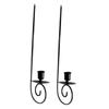2 Pieces Metal Candle Sconces Wall Mounted for Sticks Candles Modern Hanging Art
