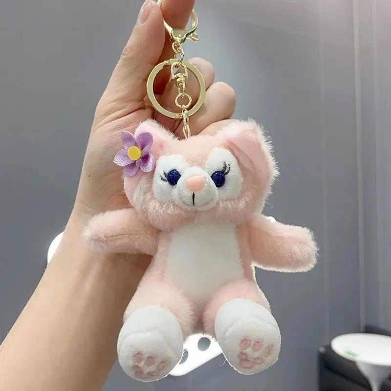 Stellalou Plush Small Pendant Linabell Cartoon Car Key Doll Key Pendant Kawaii Backpack Pendant Girls Birthday Gifts