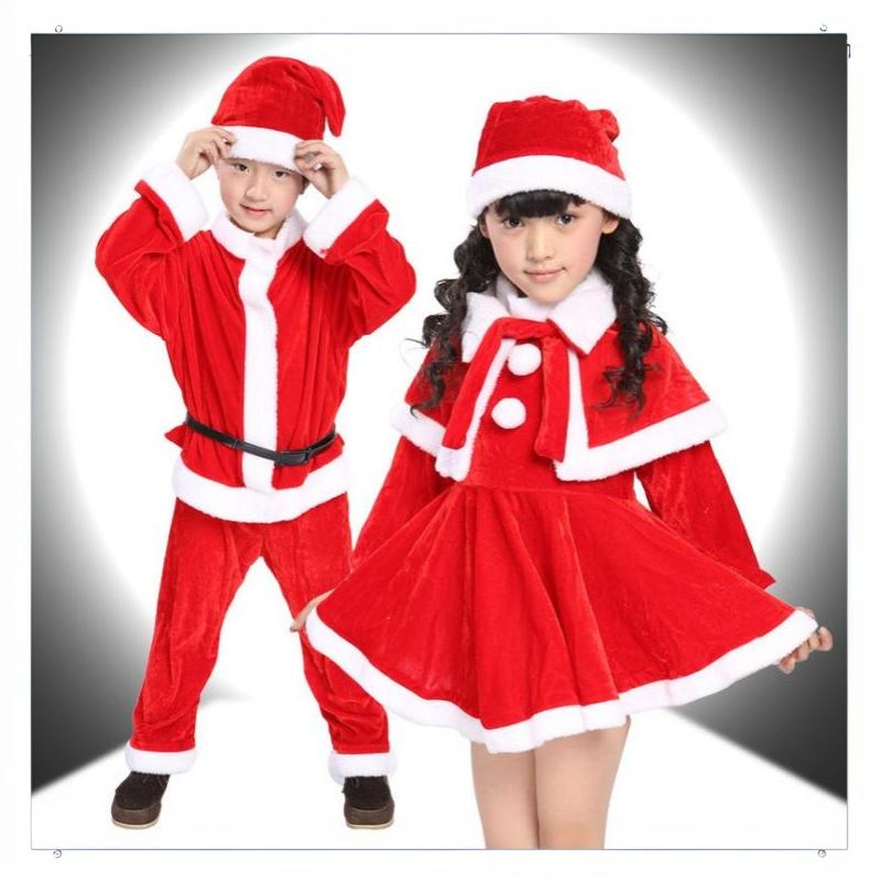 Infant Christmas Santa Outfit Soft Breathable Linen With Hat for Baby Xmas Family Gathering Photo Shoot