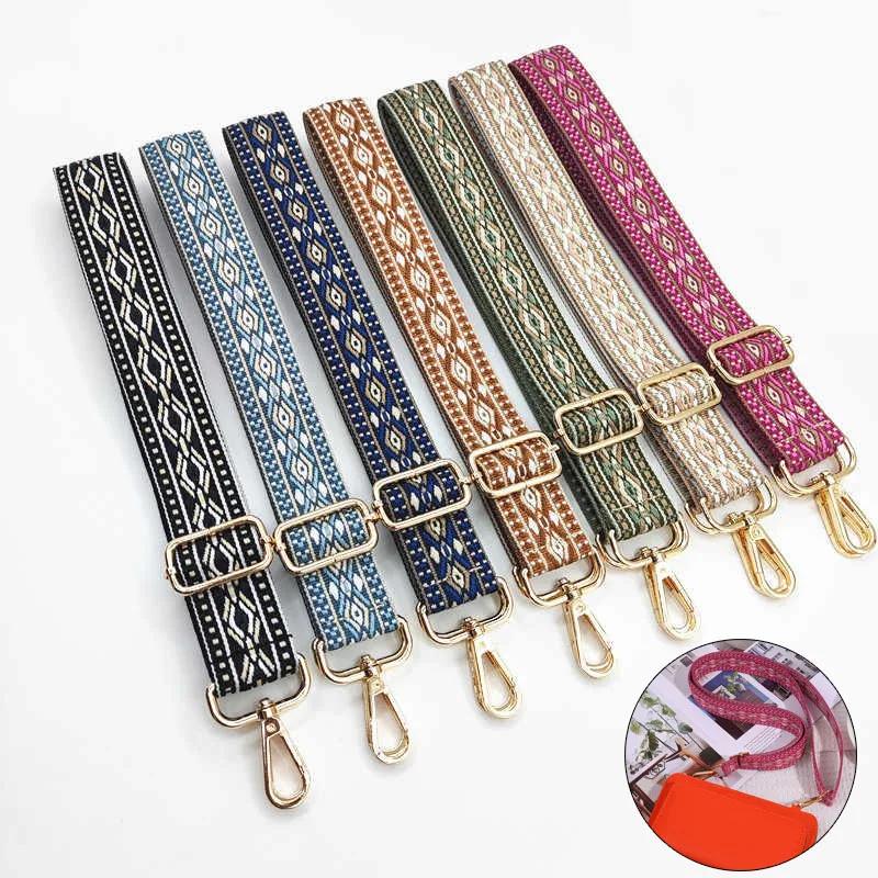 Ethnischer Stil Taschengurt DIY Damen Tasche Ersatzgurt Breiter Schultergurt Einzel Schulter Crossbody Gurte Taschenzubehör