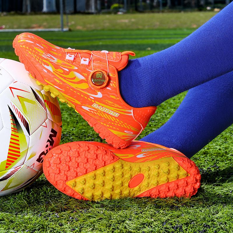 Neue Kinder Fußballschuhe Society Stollen Fußballschuhe Professionelle Kinder Fußballplatzschuhe Original Rutschfeste Sneaker Schnell