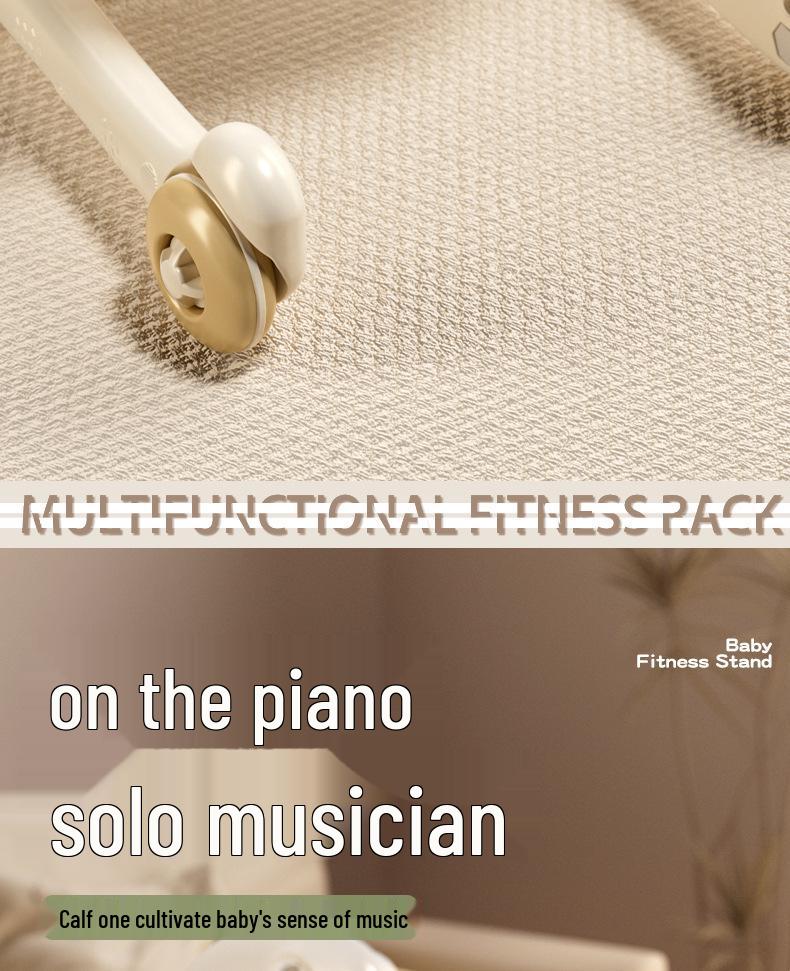 Kick & Play Piano Gym: 2-in-1 Educational Toy for Babies and Toddlers (0-1 Year)