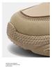 Putian Retro Men's High-Top Leather Hiking Boots - Thick-Soled, Mid-Top, Dad Style for Autumn