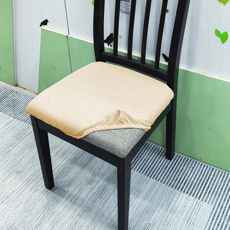 

Stretch Chair Seat Covers 1/2/4/6Pcs Removable Washable Dining Chair Covers Anti-Dust Dining Roomseat Cushion Slipcovers 1Pcs