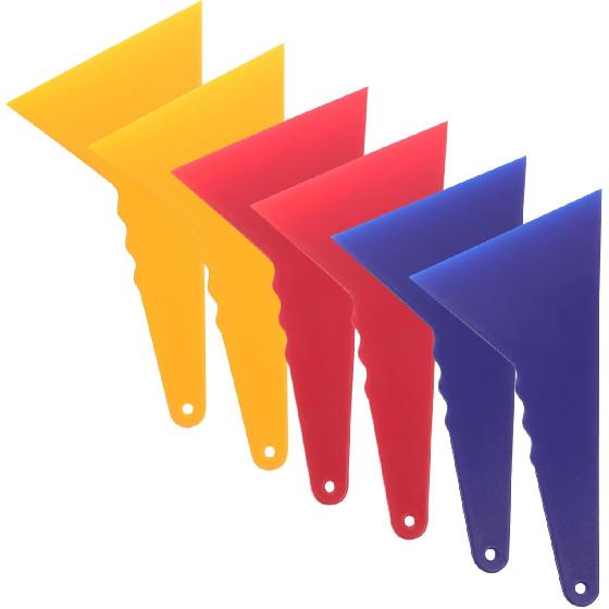

STOBAZA Car Vinyl Wrap Squeegee Triangle Scraper with Felt Edge for Auto Window Tint and Film Application 8.27X4.72In Scratch-Free Durable Tool