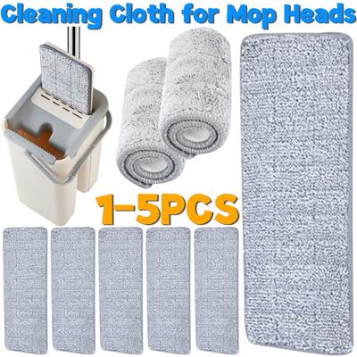 Replacement Rotating Mop Head Mop Microfiber Rotating Head Household Flexible Mop Heads Multi-function Stickable for Home Office