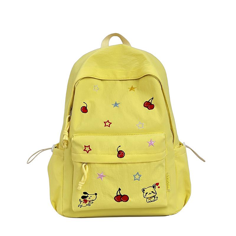Schoolbag New Small, Fresh and Large-capacity Backpack for Junior High School Students Women's Japanese Lightweight and Versatile Schoolbag Going Out