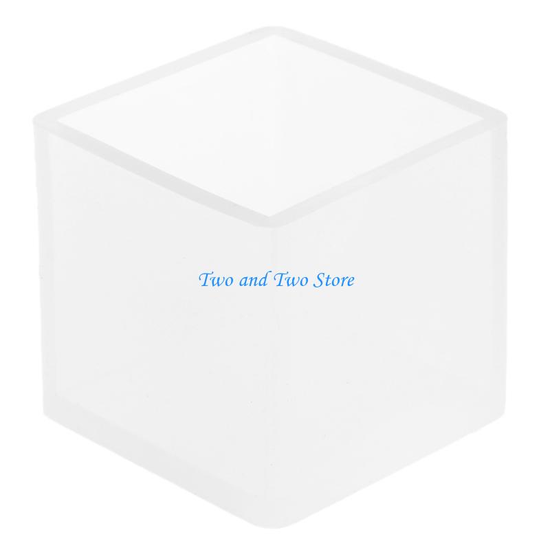 HX6F Multipurpose Cube Castes Stylish Mould for Resin and More Sturdy Silicone Mould Home Accessory Decoration Daily Use