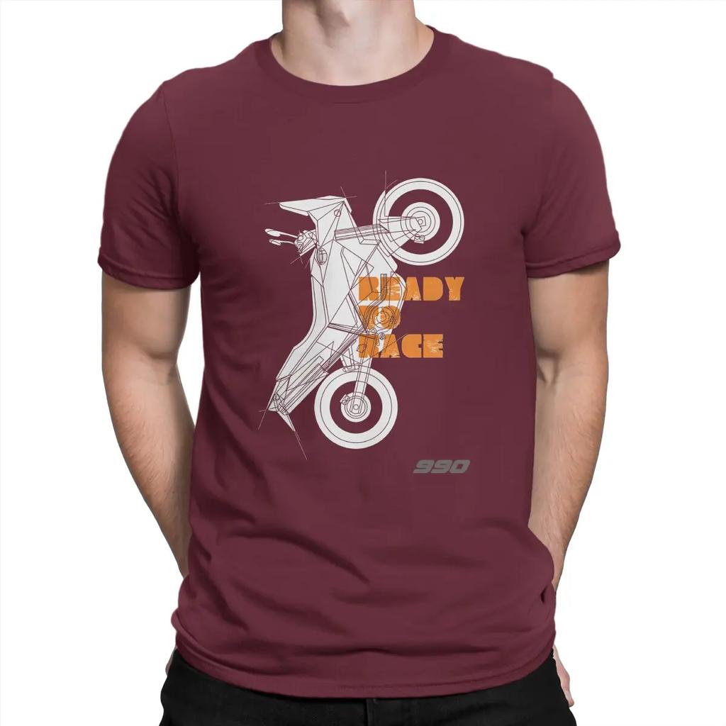 Men Cool T Shirt Ready To Racing 100% Cotton Clothes Novelty Short Sleeve O Neck Tees Graphic T-Shirts Unisex