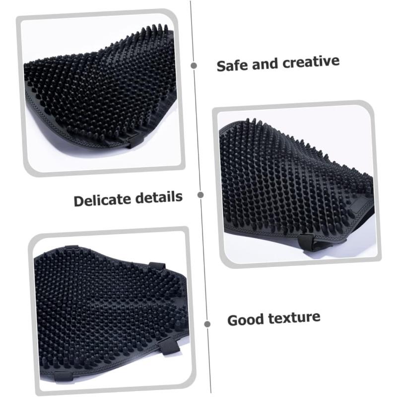 Ergonomic Motorbike Seat Pad Breathable Silicone Cover Thickened Pressure Relief Saddle Protector Comfort Riding Gear