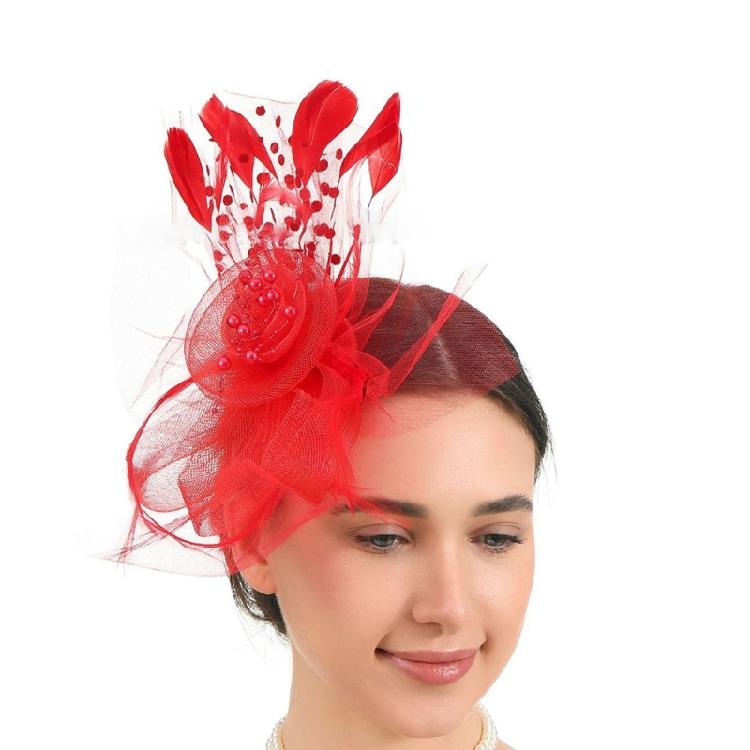 Graceful Wedding Fascinator Hat Headwear Vintage Delicate Meshes Headgear for Weddings and Teas Party Outfits