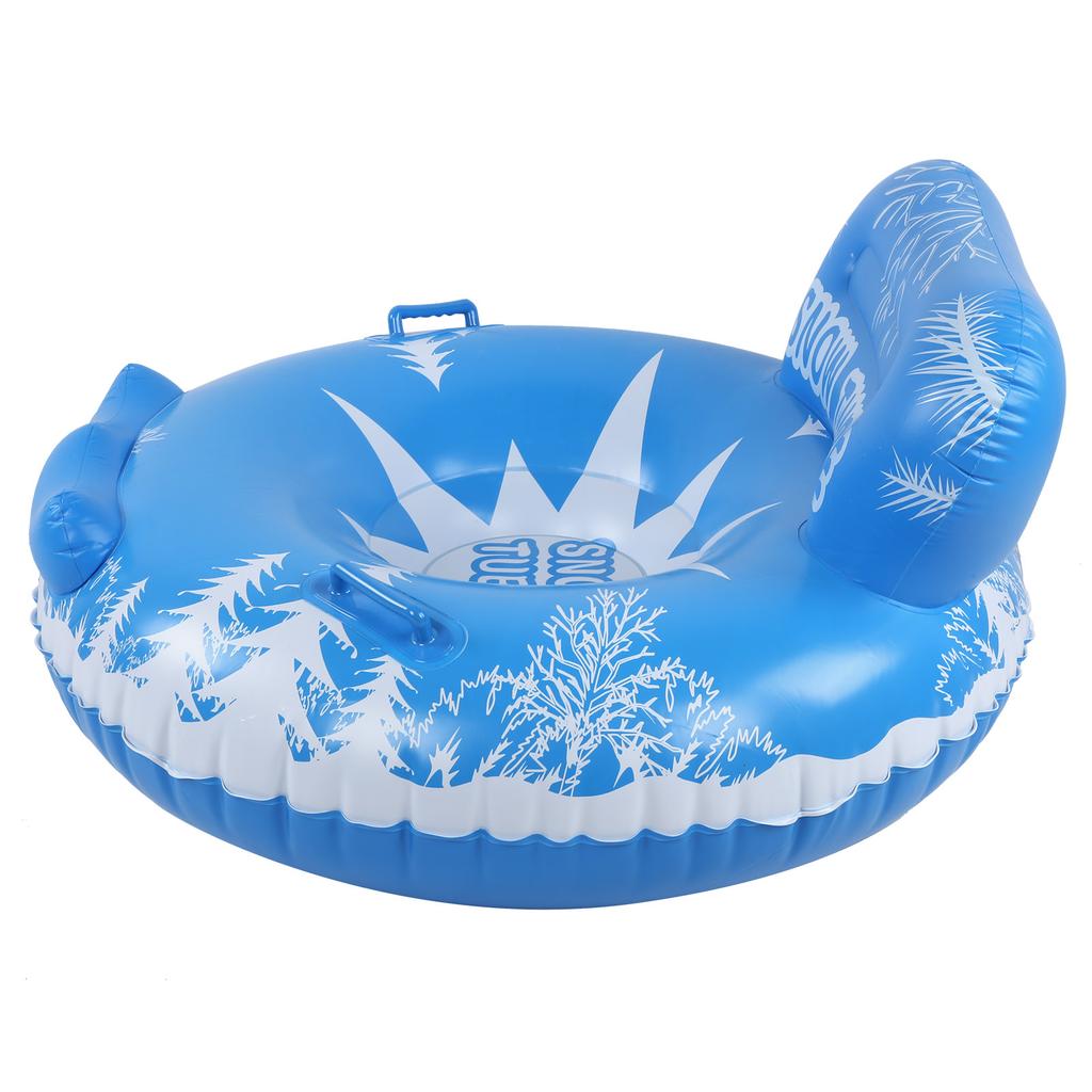 Winter Outdoor Inflatable Ski Rings Toy Floated Skiing Board Accessories for Children Adults